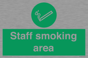 Staff smoking area